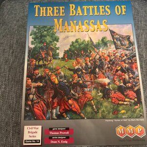 Three Battles of Manassas (open, unpunched) 14 in CWB The Gamers Multi-Man